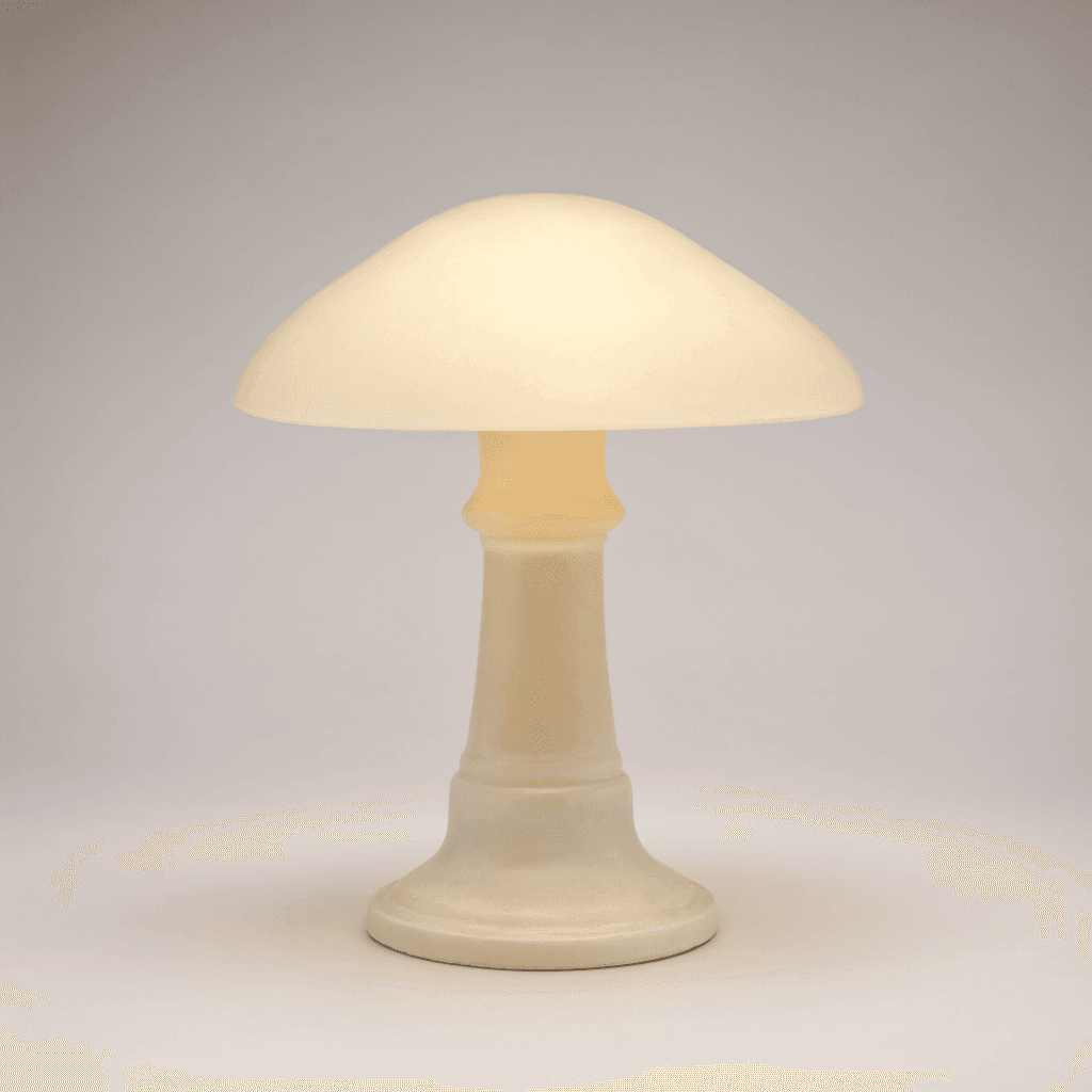 Ceramic Mushroom Lamp