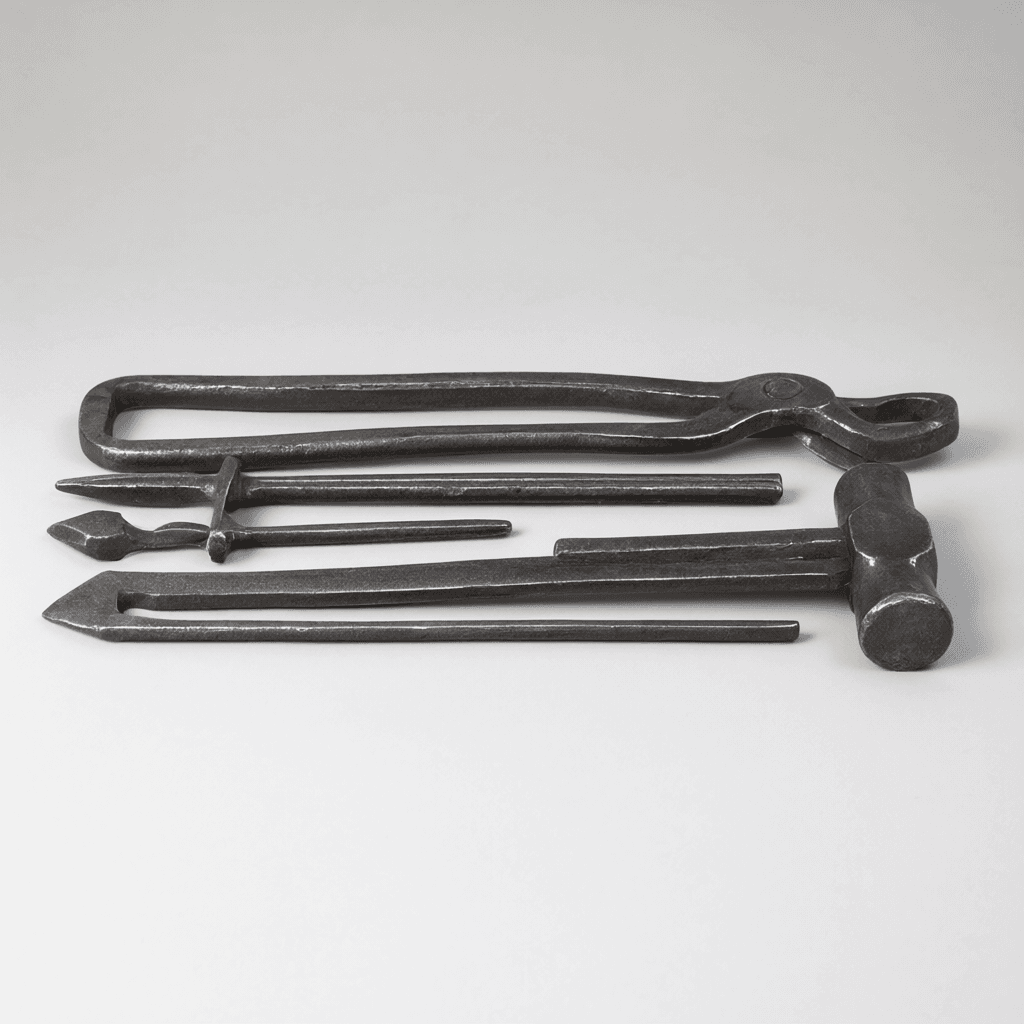 Wrought-Iron Tool Set