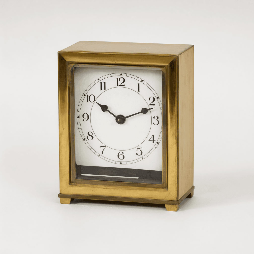 Brass Mantel Clock