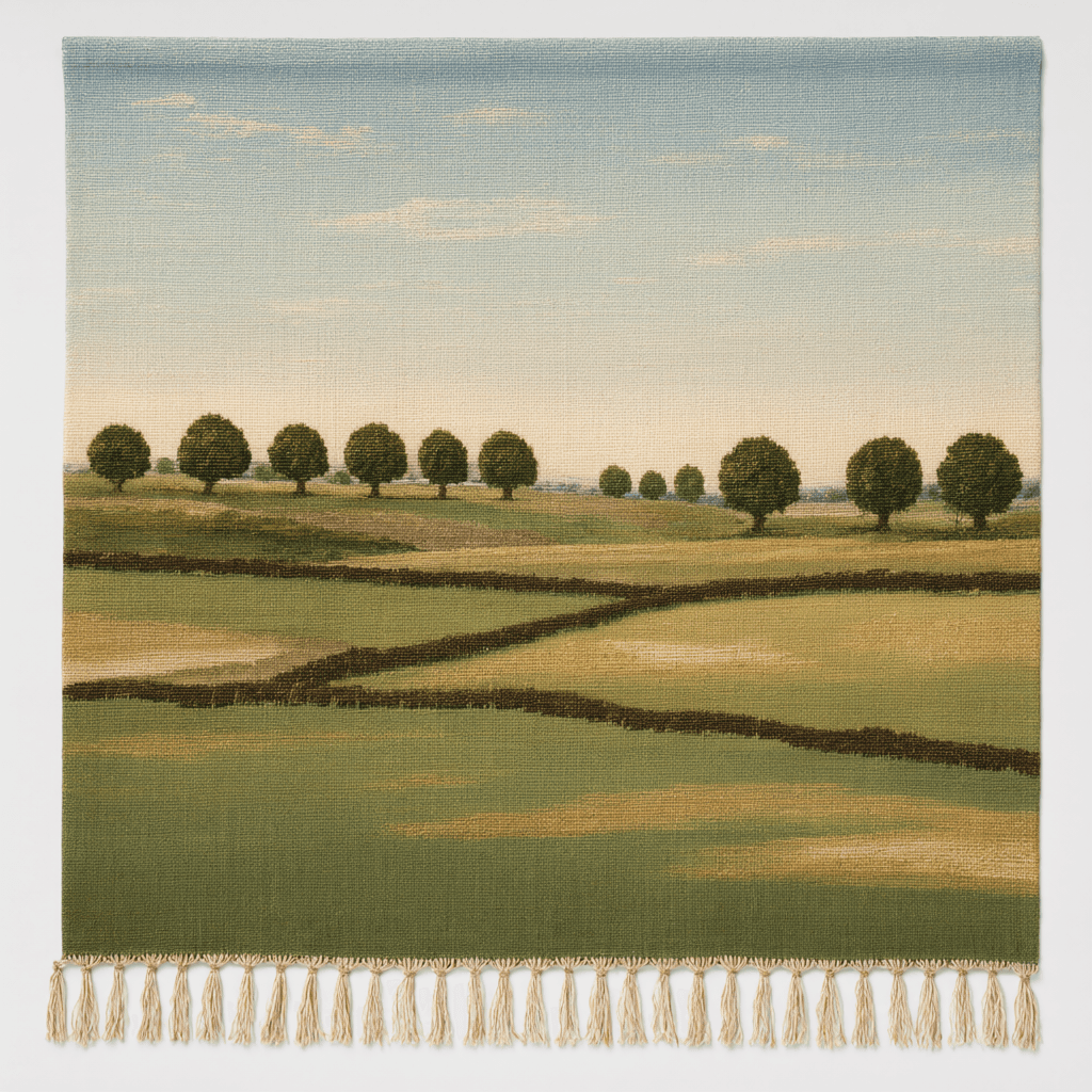 Wool Landscape Tapestry